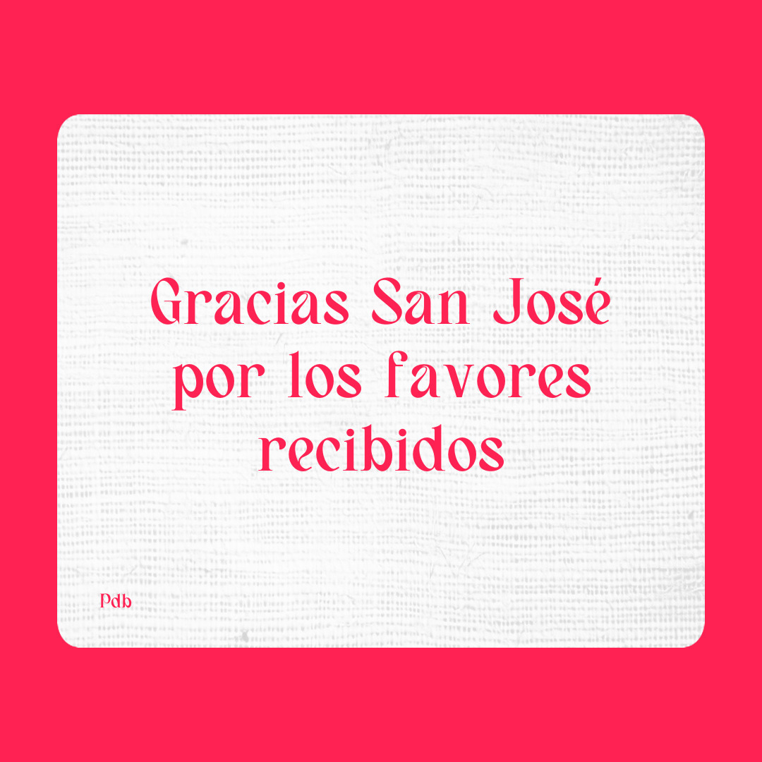 Agradecimiento a San Expedito