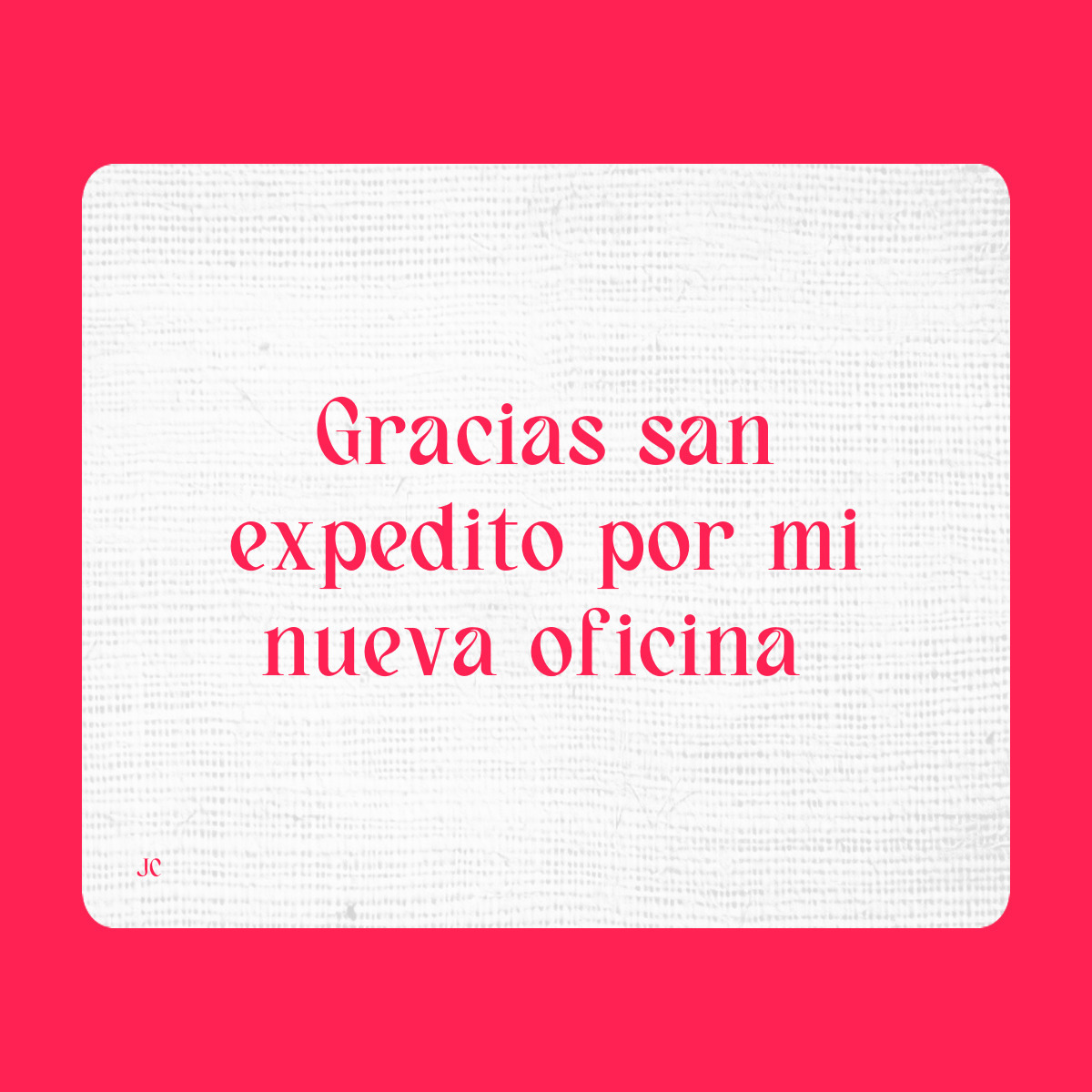 Agradecimiento a San Expedito